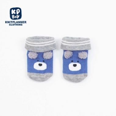 KPBOY クマモチーフベビーソックス(9～13)