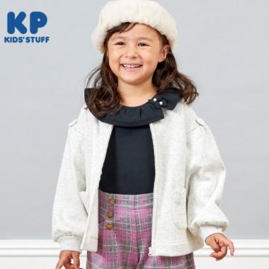 KP(ケーピー)スカラップポケット裏シャギージップアップ(90～140)