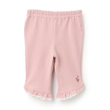 裾フリル6分丈パンツ