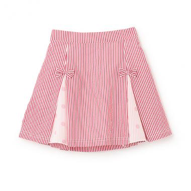 サッカーストライプ　天竺パンツのスカパン