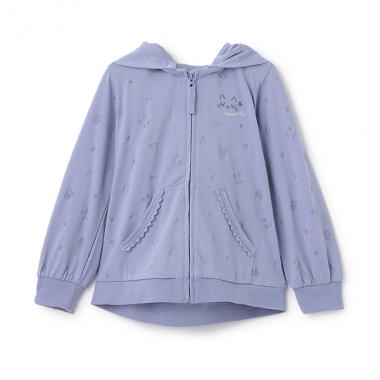 猫耳オパールジップアップパーカー