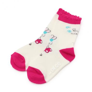 mimiモチーフクルーソックス