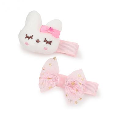 キャラ＆リボンモチーフヘアクリップ