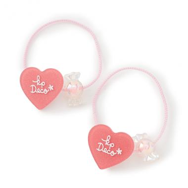 ハートロゴモチーフヘアポニー