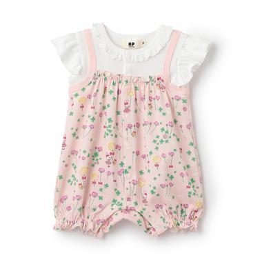 フライスたんぽぽmimi柄ショートオール