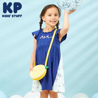 mimiちゃんリゾート柄 キシリトール加工ワンピース