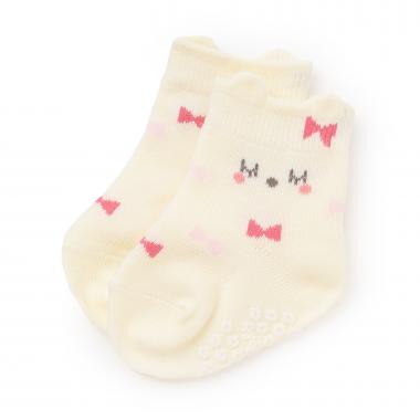 リボン総柄 BABYソックス