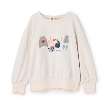 スムース裏シャギー トレーナー