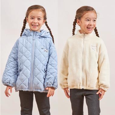 【5WAY】フリースライナー付き中綿ジャケット