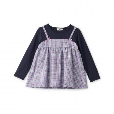 チェックチュニック