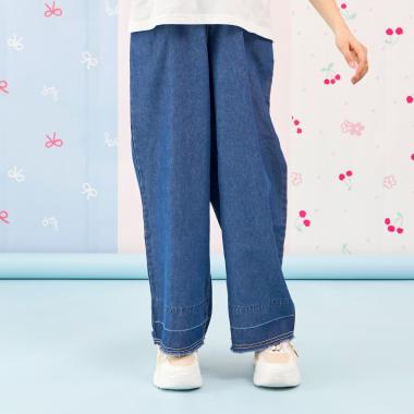 【Trois Lapins】 テンセルデニム パンツ