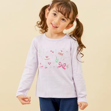 【GOOD PRICE】 スイーツミュージック 長袖Tシャツ