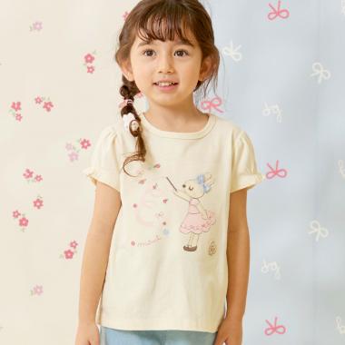 mimiちゃん アップリケ Tシャツ