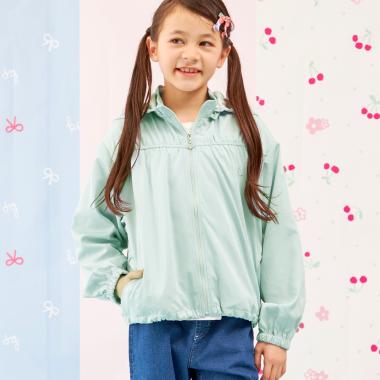 【Trois Lapins】 タフタ ブルゾン