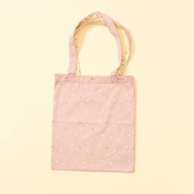 デニム総柄プリント バッグ