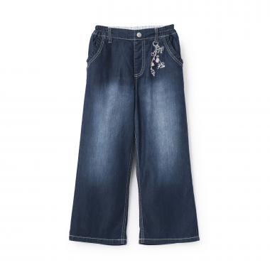 【冷感デニム】 ロングパンツ