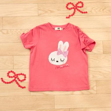 色が変わるmimiちゃんスパンコールTシャツ