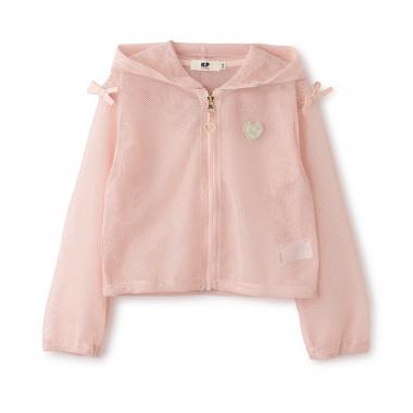 ラメメッシュ パーカ 【忌避加工】