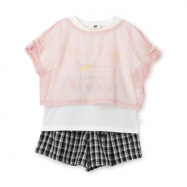 Tシャツ・ショートパンツ・メッシュＴ セット