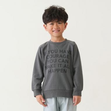 【親子リンク】Kidsラグランワイドスウェット