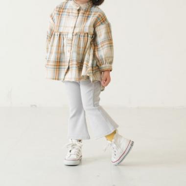 【防汚加工】フレアレギンス