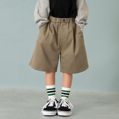 チノワイドハーフパンツ