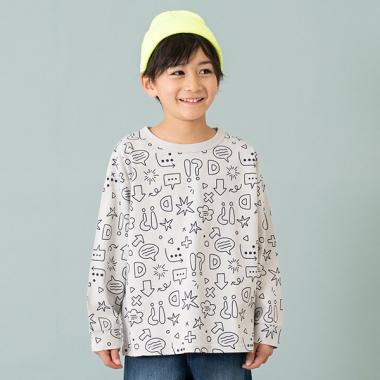 【365D.】総柄ワイドロンT