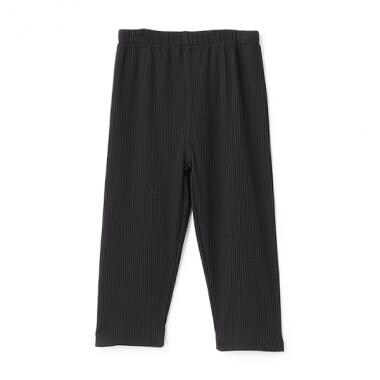 【365D.】防汚ムジリブ7分レギンス