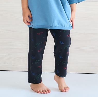 【365D.】防汚フライス柄7分レギンス