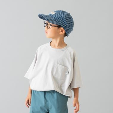 【綿100%】【365D.】無地ポケットビッグ半T