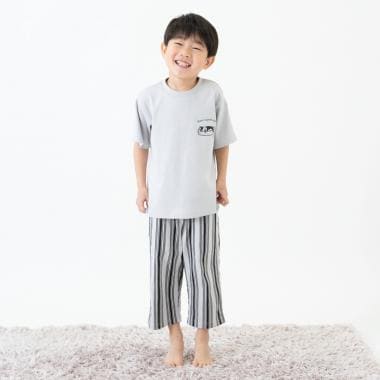 【ワンマイルウェア】柄アソートスムースパジャマ