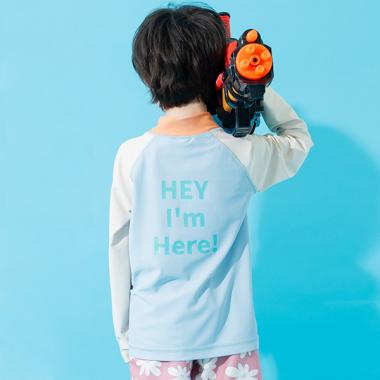 【SWIM】ハーフジップラッシュガード