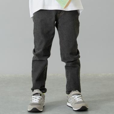 デニムスリムストレートパンツ