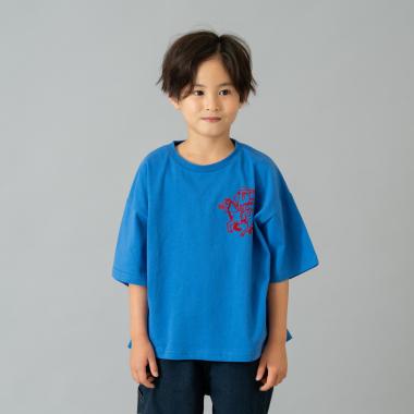 【綿100%】Dジョッキープリント半袖T