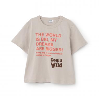 【綿100%】ドリームメッセージロゴ半袖T