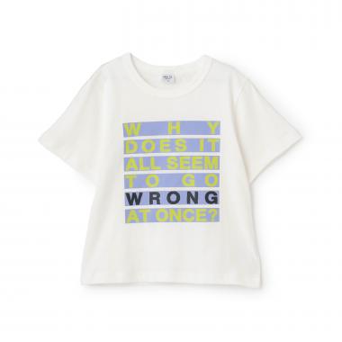 【綿100%】マーカーロゴ半袖T