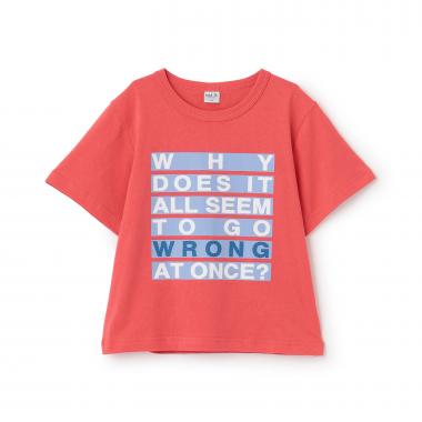 【綿100%】マーカーロゴ半袖T