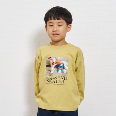 【親子リンク】【綿100】【365D.】アソート転写ワイドロンT