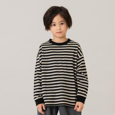 【親子リンク】【綿100】【365D.】アソートボーダーワイドロンT