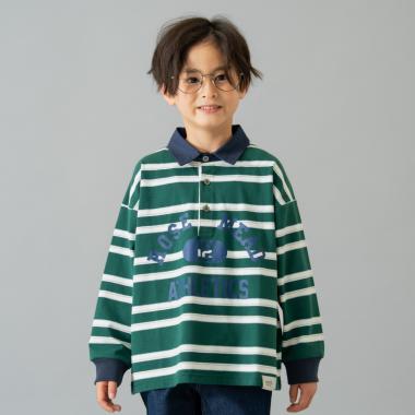 【男女リンク】カレッジプリントラガーロンT