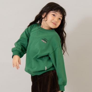 【親子リンク】【365D.】スウェットシティアイコン刺繍ワイドプルオーバー