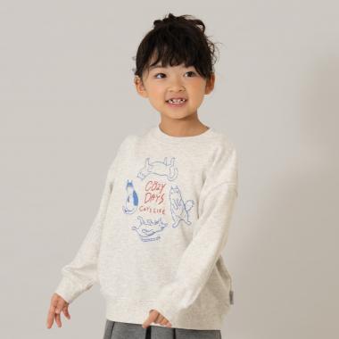 【ご好評につき再入荷！】【365D.】スウェットOFUZAKE 柄ワイドプルオーバー/トレーナー