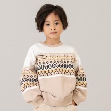 総柄アソートスウェット/トレーナー