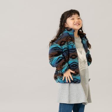 ボアスタンドブルゾン/あったか/アウター