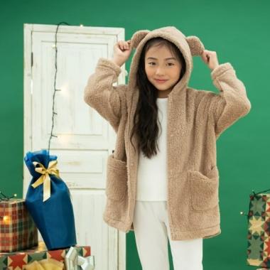 ふわもこフリースパーカー