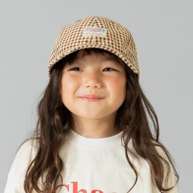 カラーギンガムキャップ