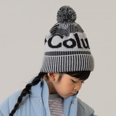 【Columbia】ロゴポンポンニット帽