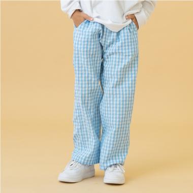 ギンガムチェックリラックスパンツ