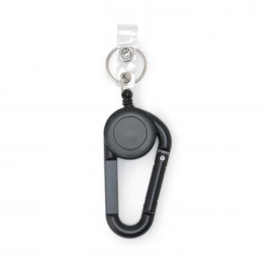 リール付きカラフルカラビナ