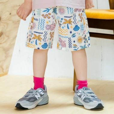 【水陸両用】【SETUP可】総ガラショートパンツ